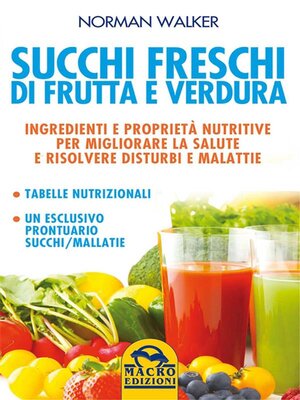 cover image of Succhi freschi di frutta e verdura